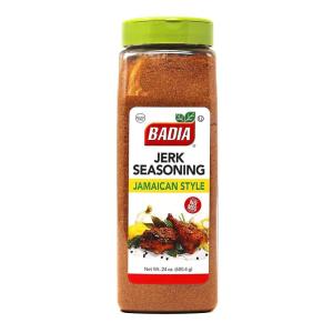 image:imageBadia Jerk Seasoning Jamaican Style 24 oz  Bold Spicy Caribbean Blend Dry Rub Grilling Chicken Pork Seafood Vegetables Gluten Free No MSG